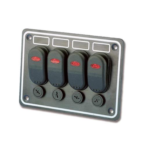 PANNELLO DI COMANDO 4 INTERRUTTORI CON LED