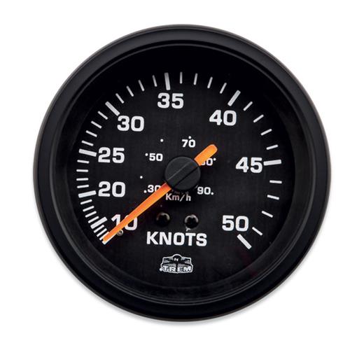 CONTANODI GAUGE LINE INCASSO 84 MM NERO 0-50KMH
