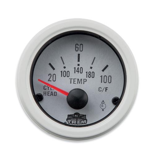 INDICATORE TEMPERATURA FUORIBORDO GAUGE LINE INCASSO 52 MM NERO