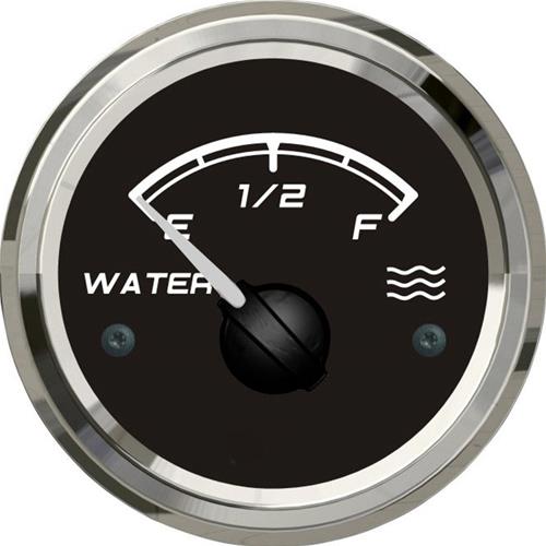 INDICATORE LIVELLO ACQUA X LINE INCASSO 52 MM NERO 33-240 OHMS