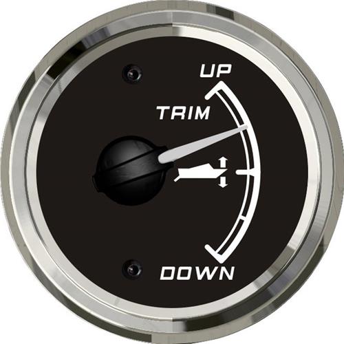 INDICATORE TRIM X LINE INCASSO 52 MM NERO