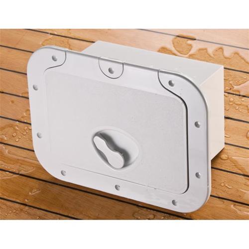 SPORTELLO STAGNO CON CONTENITORE BIANCO 275X375MM