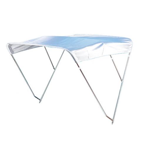 TENDALINO 3 ARCHI SOMBRERO INOX BIANCO 215X200X140H MM