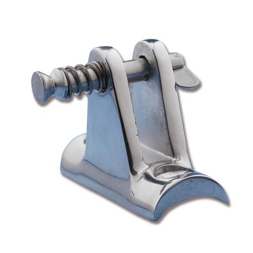 FORCELLA 90° CON PERNO A MOLLA PER FISSAGGIO TENDALINI