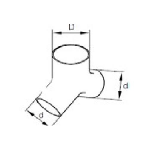 DIRAMAZIONE A Y DIAM.60/75/60 RISCALDATORI A GASOLIO