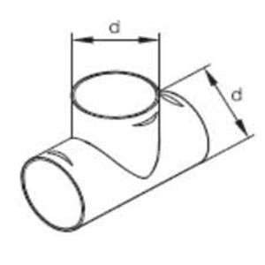 DIRAMAZIONE A T DIAM.60/60/60 RISCALDATORI A GASOLIO