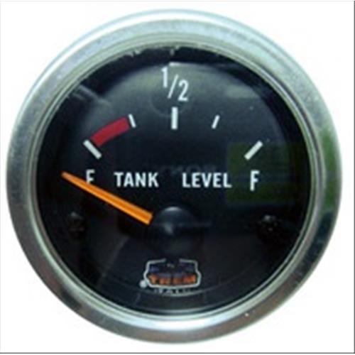 INDICATORE DI CARBURANTE O ACQUA GAUGE LINE INCASSO 52 MM GHIERA INOX 10-180 OHMS