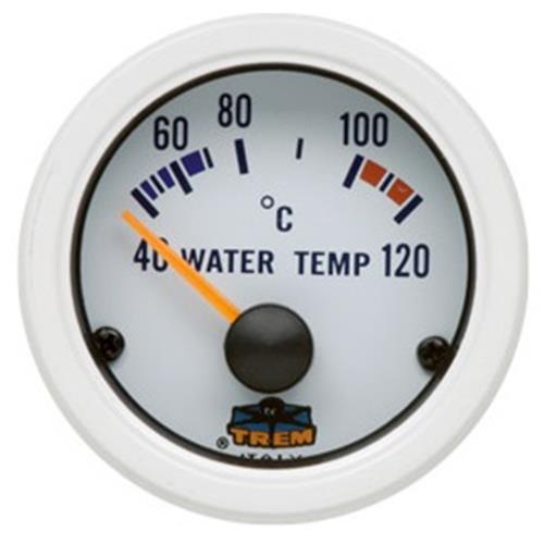 INDICATORE DI TEMPERATURA ACQUA GAUGE LINE INCASSO 52 MM BIANCO