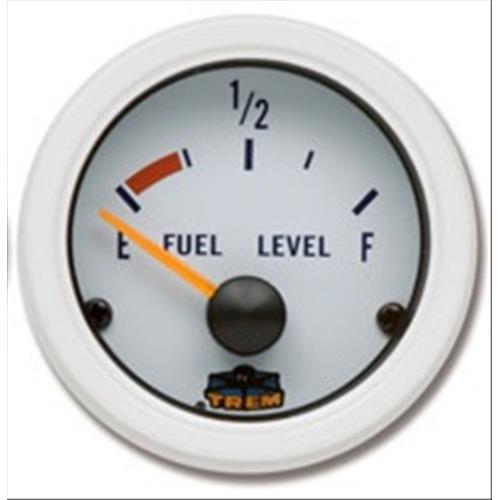 INDICATORE DI CARBURANTE GAUGE LINE INCASSO 52 MM BIANCO 33-240 OHMS