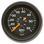 SPEEDOMETRO GAUGE LINE INCASSO 84 MM NERO 10-55MPH