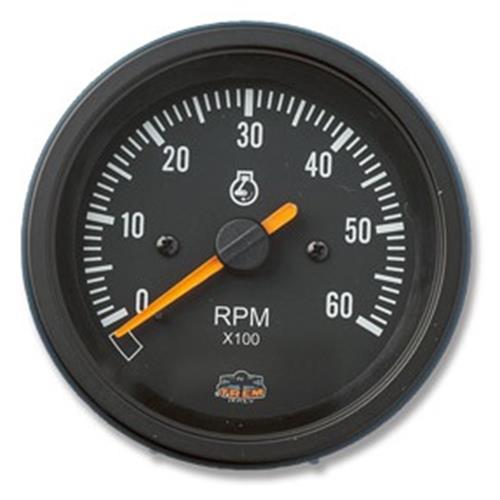 CONTAGIRI GAUGE LINE INCASSO 84 MM NERO 0-6000RPM