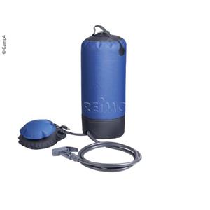 DOCCETTA ESTERNA DA CAMPEGGIO CON SERBATOIO FLESSIBILE 12LT E POMPA A PEDALE