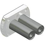 PASSAPARATIA CROMATO PER TUBO IDRAULICO PASSANTE