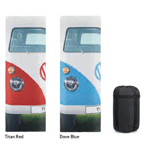 SACCO LETTO VAN VW T1 SINGOLO TITAN RED
