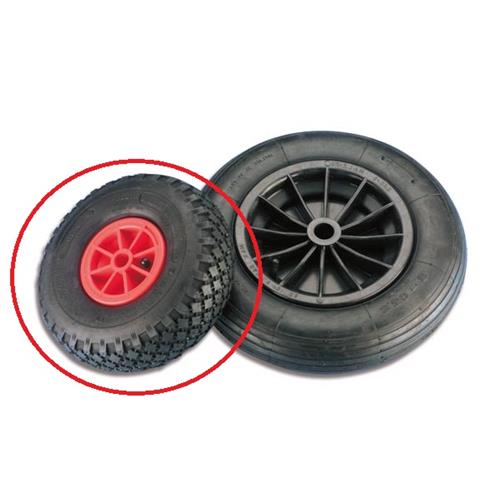 RUOTINO DI RICAMBIO PNEUMATICO 260MM CERCHIO PLASTICA PER CARRELLI TREM