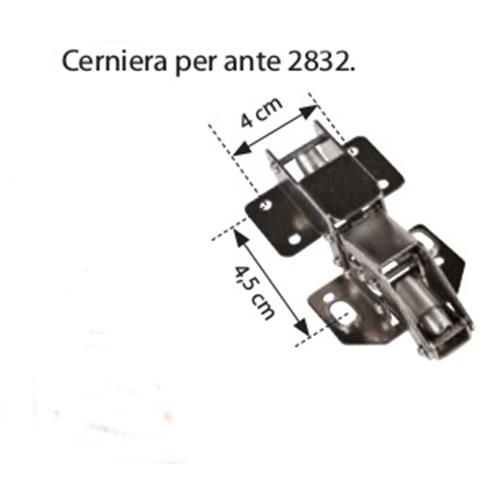CERNIERA IN ACCIAIO CON MOLLA PER ANTINE 2832