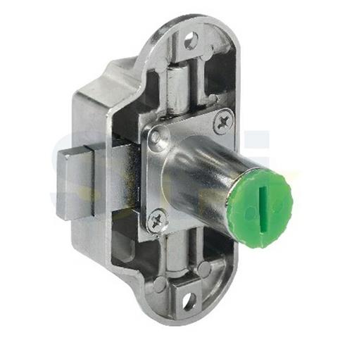 SERRATURA BATT. 25MM CON FORI E SERRATURA PICCOLO NOVA DX METALLO