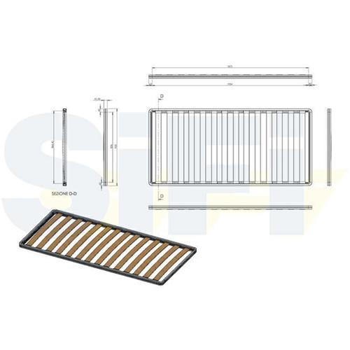 RETE A DOGHE SARA 90X200