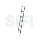 SCALETTA IN ALLUMINIO H 155CM GRADINO LARGO