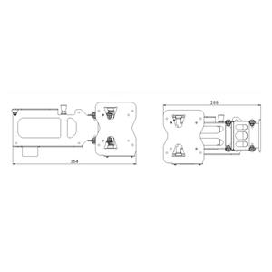 SUPPORTO PORTATELEVISORE TV A 3 SNODI 12590