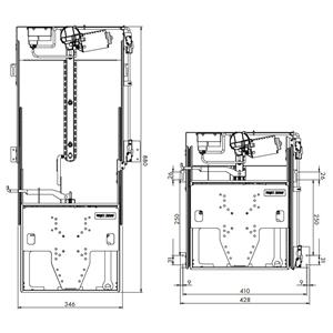 SUPPORTO PORTATELEVISORE VERTICALE 12541/40A1/10/000