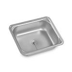 LAVELLO INOX RETTANGOLARE 400X325 P124MM CE88-B-I