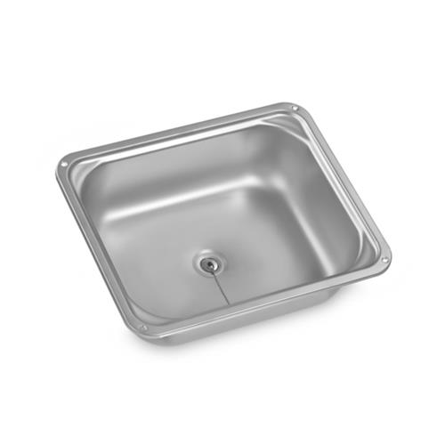 LAVELLO INOX RETTANGOLARE 400X325 P124MM CE88-B-I