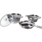 POPOTE SET DI PENTOLE VOLCANO PASTA AL VOLO 4 PEZZI 0804029N