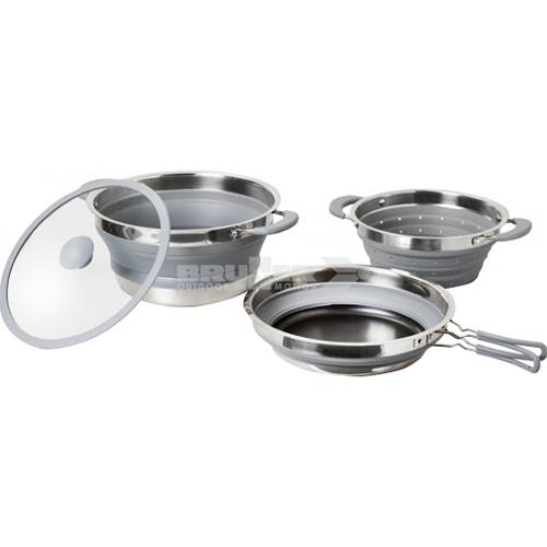 POPOTE SET DI PENTOLE VOLCANO PASTA AL VOLO 4 PEZZI 0804029N