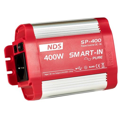 INVERTER ONDA SINUSOIDALE PURA 12V/230V 400W SMART-IN