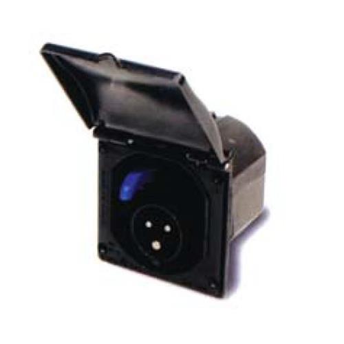 PRESA DI CORRENTE MASCHIO FISSA 230V CARAVAN BIANCO