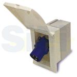 PRESA DI CORRENTE MASCHIO FISSA 230V FORO 135X75MM