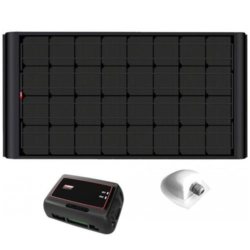 KIT PANNELLO SOLARE MONOCRISTALLINO 230W BLACK SOLAR SUPPORTI INTEGRATI + SCE320B MPPT BLUETOOTH