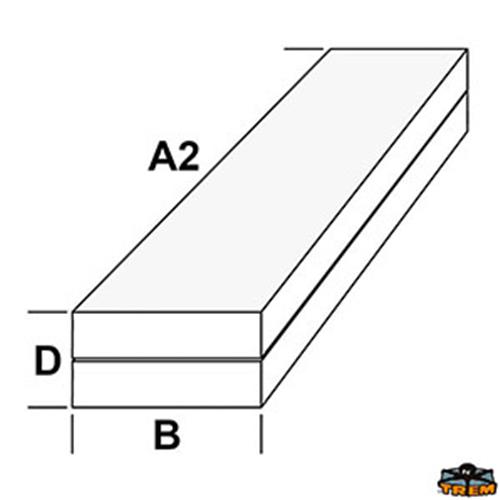 PASSERELLA PIEGHEVOLE IN CARABOTTINO LIGHT 200CM