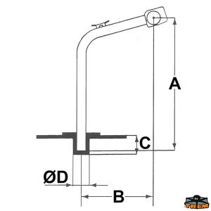 GRUETTA SOLLEVAMENTO MOTORI 30KG INOX