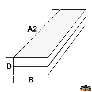 PASSERELLA PIEGHEVOLE ALLUMINIO CARABOTTINO 230CM MONOTRAVE