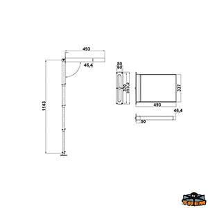 SCALETTA TELESCOPICA ESTRAIBILE A SCOMPARSA 4 GRADINI A INCASSO