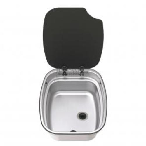 LAVELLO INOX RETTANGOLARE 360X470 P153MM