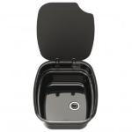 LAVELLO INOX RETTANGOLARE 360X470 P153MM VERSIONE NERA