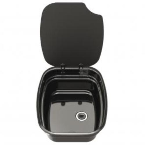 LAVELLO INOX RETTANGOLARE 360X470 P153MM VERSIONE NERA