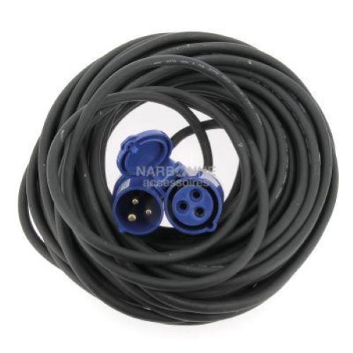 CAVO RETE 230V 25MT A NORMA CEE17 3 X 1,5MM CON SACCA