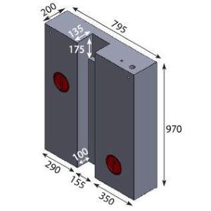 SERBATOIO BIANCO PER ACQUA 142LT PER DUCATO X250