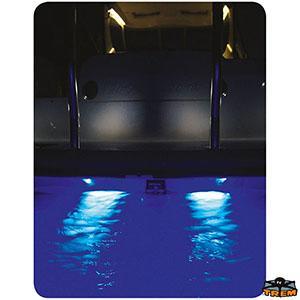 LUCE SUBACQUEA LED 3 LED X1W WHITE SCOCCA BIANCA