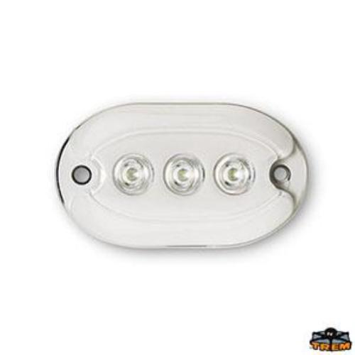 LUCE SUBACQUEA LED 3 LED X1W WHITE SCOCCA BIANCA