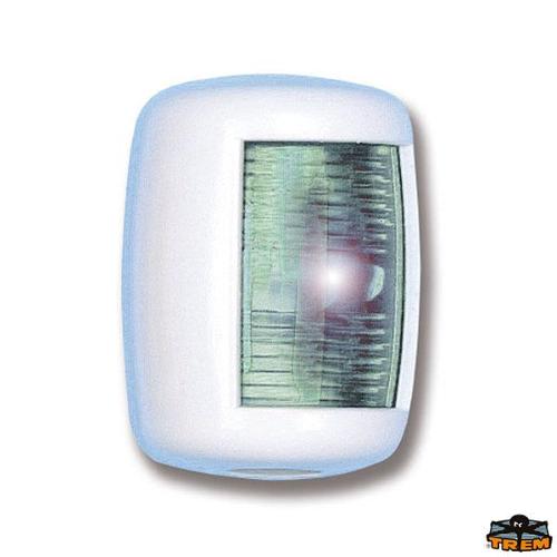 FANALE “MINI STAR” 12V VERDE DX 112,5°12MT BIANCO CON CAVO