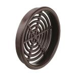 AERATORE DA INCASSO PLASTICO D.60 MARRONE