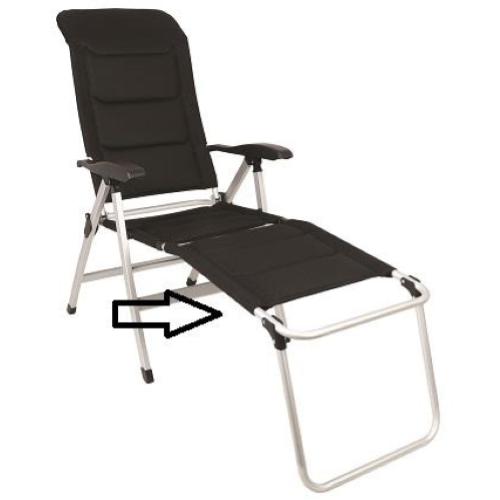 POGGIA GAMBE PER POLTRONA COMFORT MAXI MESH NERO