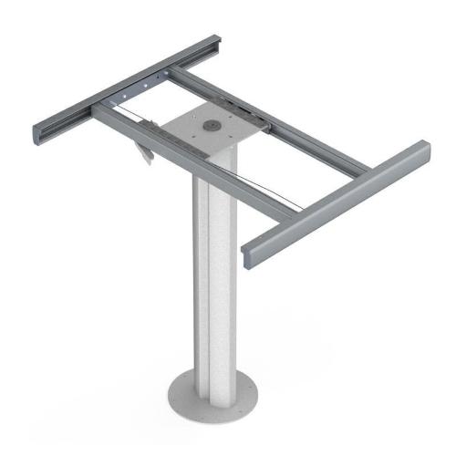 GAMBA PER TAVOLO FISSA CON TRASLATORE 4 DIR.+ ROT. PLANET 740