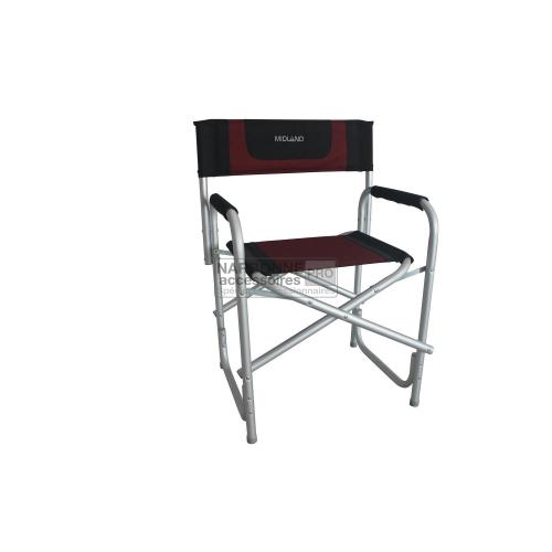 SEDIA REGISTA ALU DIRECTOR ROSSO/NERO ULTIMO PEZZO!