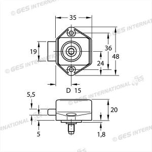 MINI PUSH-LOCK UNILATERALE BIANCO